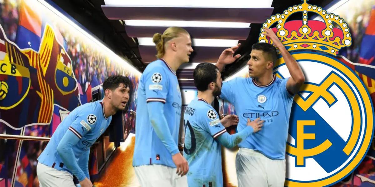 Este jugador del Manchester City está más preocupado de llegar al FC Barcelona, antes que eliminar al Real Madrid en Champions League