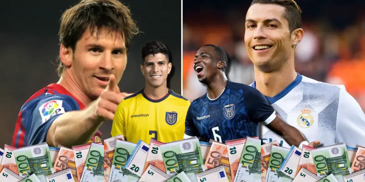 Este jugador ecuatoriano ha superado el valor en el mercado de Cristiano Ronaldo y Lionel Messi