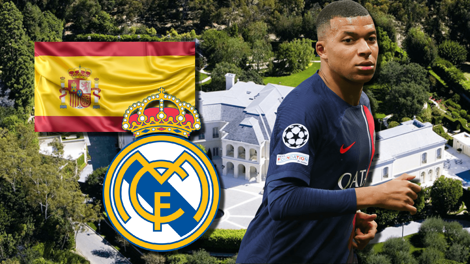 Esto hará Mbappé con su mansión de 8 millones en Francia, ahora que irá a España