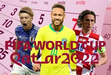 Estos son los partidos del lunes 5 de diciembre, correspondientes a los octavos de final de la Copa del Mundo.