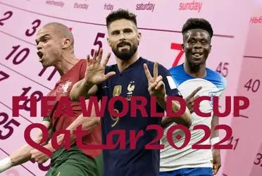 Estos son los partidos del sábado 10 de diciembre, correspondientes a los cuartos de final de la Copa del Mundo.