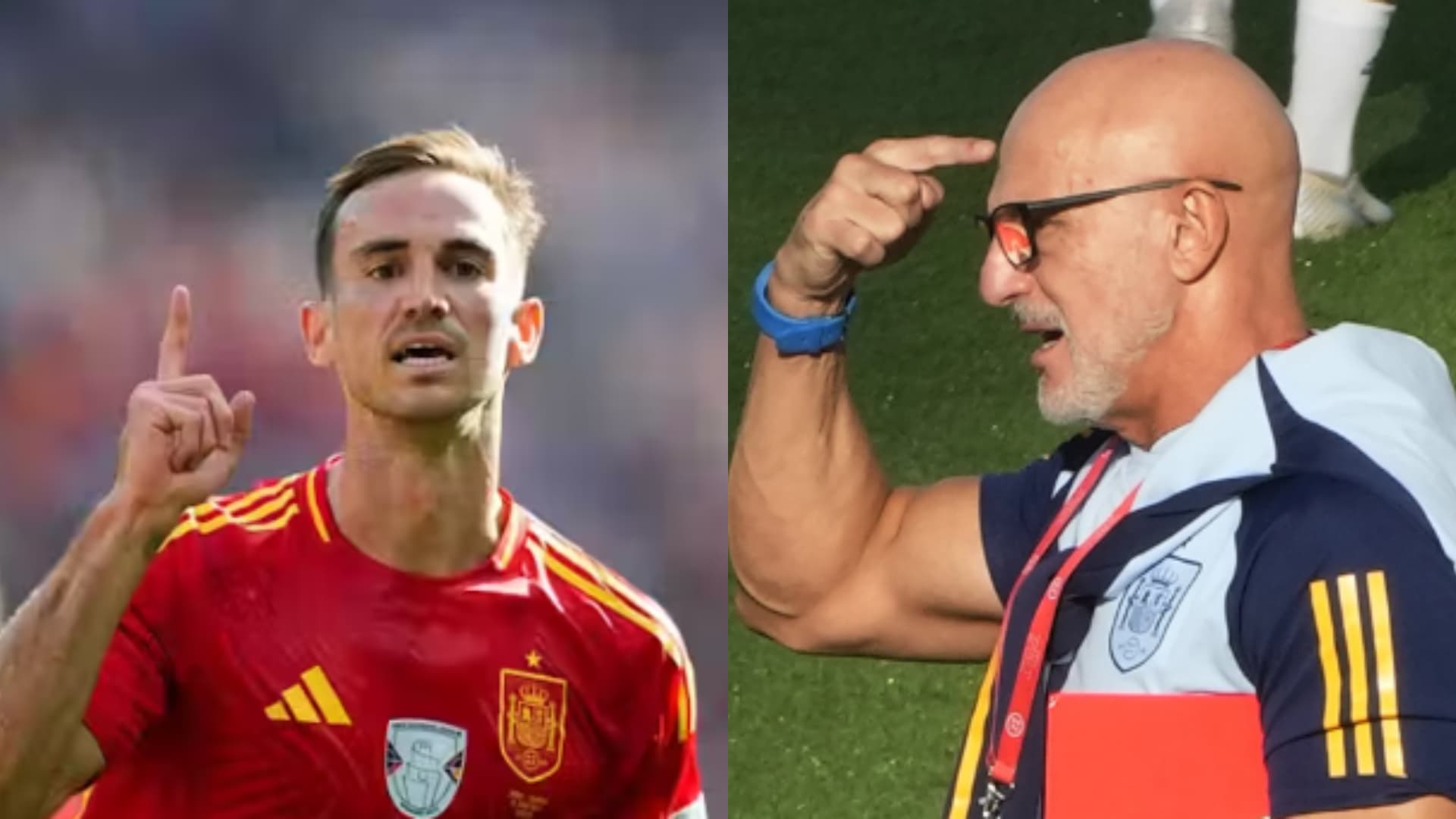 Fabián Ruiz y Luis de la Fuente / Foto: Collage