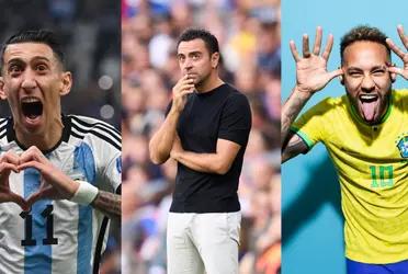 FC Barcelona busca un salto de calidad en su ataque y Xavi Hernández ya habría tomado una decisión entre Neymar y Di María