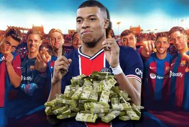 FC Barcelona considera a Kylian Mbappé pero su pase está en 300 millones de euros, por lo que deberían vender algunos jugadores