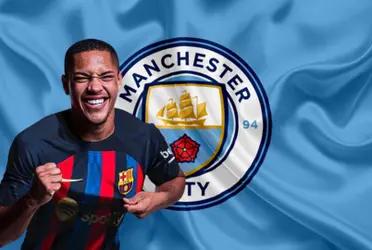 FC Barcelona contrató a Vítor Roque pese a que el Manchester City lo quiso fichar antes, pero no lo consiguió