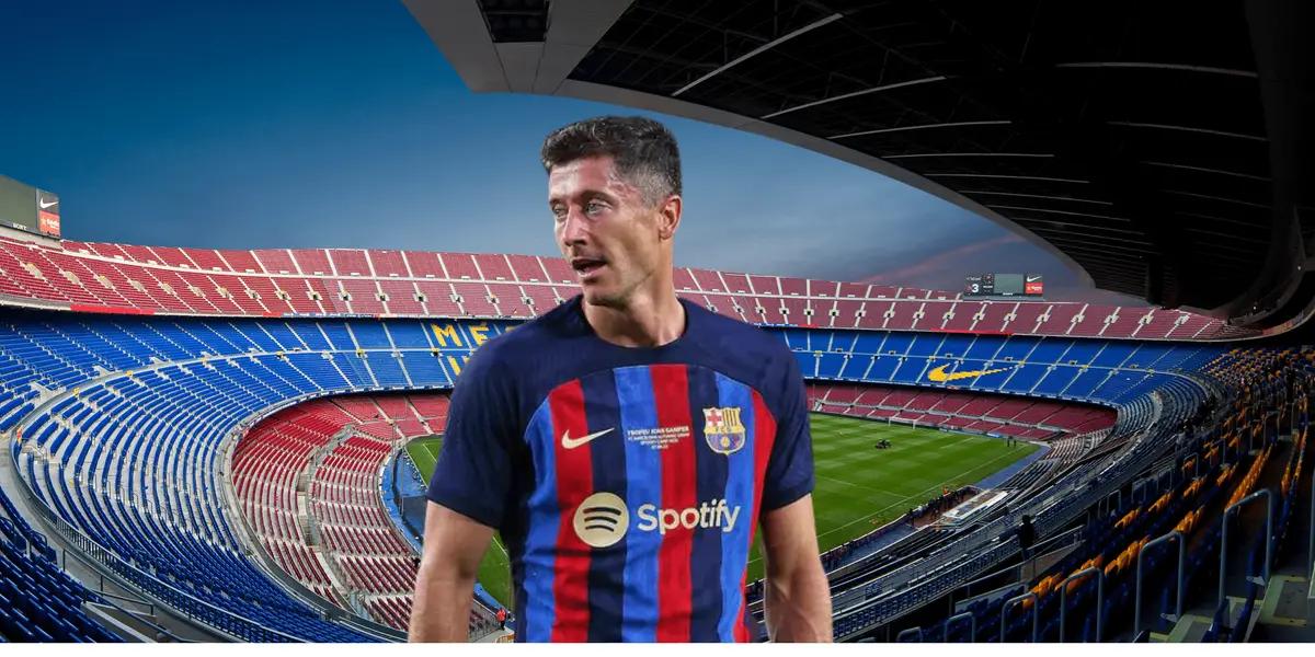 FC Barcelona empieza a imaginar al reemplazante de Robert Lewandowski y ya tiene un apuntado que viene pidiendo pista