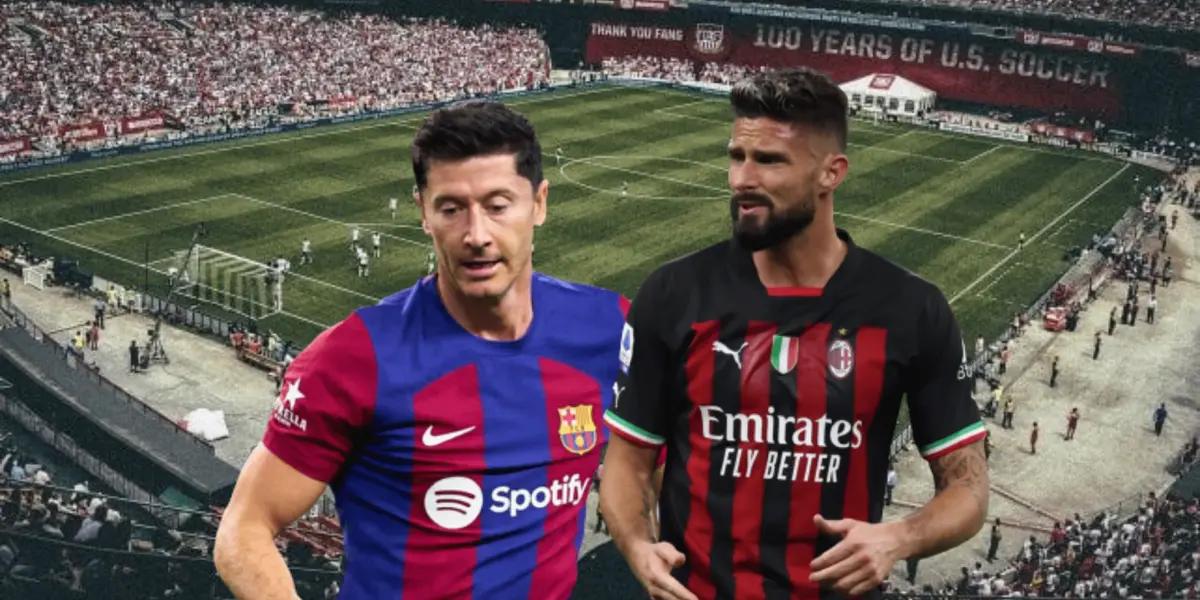 FC Barcelona empieza a levantar pero en el AC Milan no faltaron las excusas