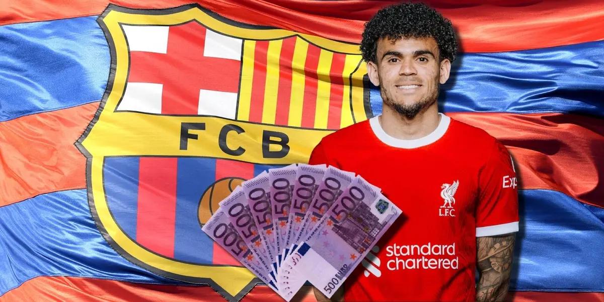 FC Barcelona es el sueño de Luis Díaz pero deben pagar una gran cantidad de dinero al Liverpool para firmarlo