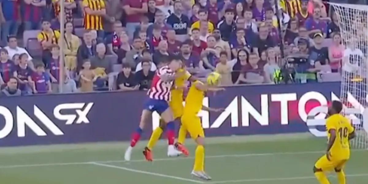 FC Barcelona ganó por la mínima diferencia ante Atlético de Madrid pero con una jugada polémica que no pitaron