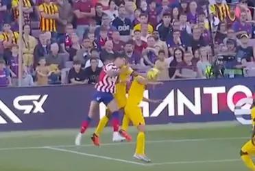 FC Barcelona ganó por la mínima diferencia ante Atlético de Madrid pero con una jugada polémica que no pitaron