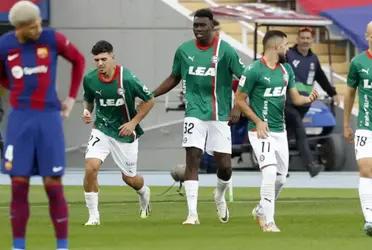 FC Barcelona no ha podido contra el Alavés y Samu es la gran pesadilla porque hace lo que quiere en el ataque