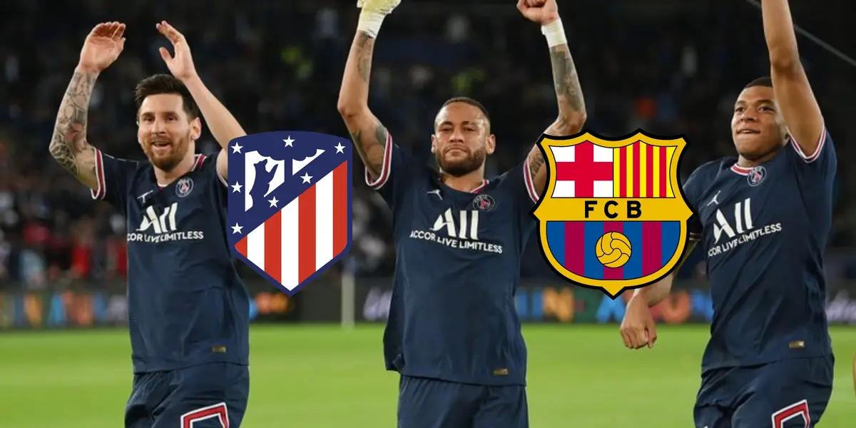 FC Barcelona intenta por todos los medios sacar a Lionel Messi de PSG pero hay otro jugador del club francés que podría marcharse al Atlético de Madrid.