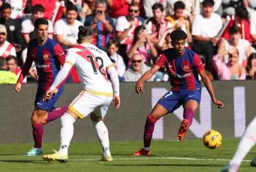 FC Barcelona jugó mal y apenas igualó con Rayo Vallecano 1 a 1 quedando lejos de Girona y Real Madrid