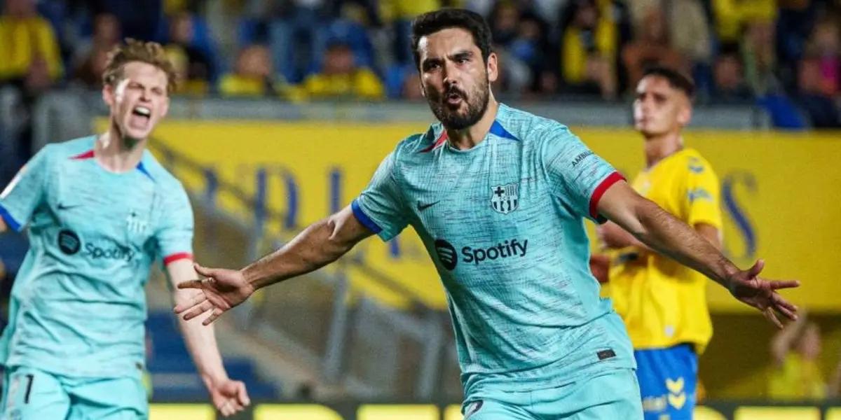 FC Barcelona le dio la vuelta a Las Palmas y ganó con un tanto agónico de Gundogan y el marcado debut de Vítor Roque