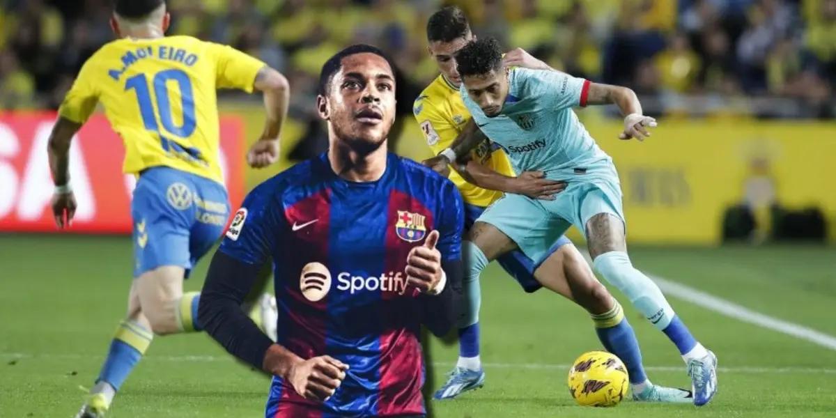 FC Barcelona no ha podido mostrar superioridad ante Las Palmas y Vítor Roque esperando en el banco de suplentes