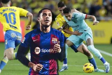 FC Barcelona no ha podido mostrar superioridad ante Las Palmas y Vítor Roque esperando en el banco de suplentes