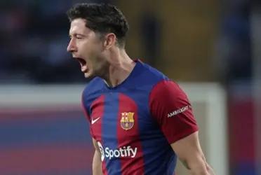 FC Barcelona no pierde la pista al Real Madrid en la liga española y ahora le ganó al Alavés con doblete de Robert Lewandowski