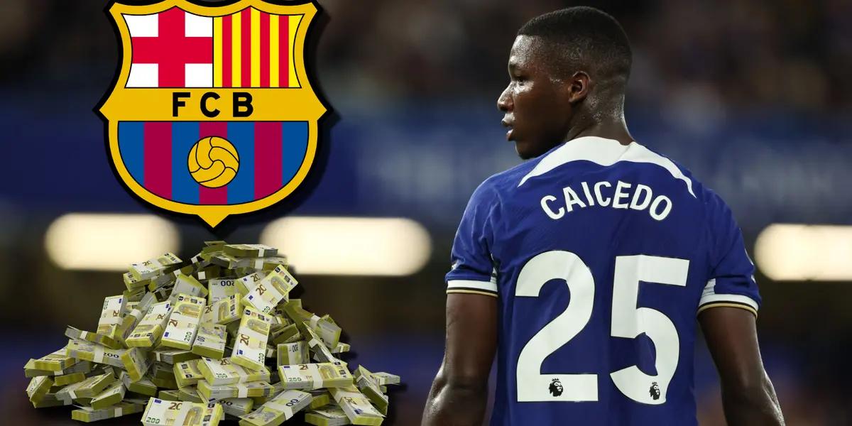FC Barcelona podría pujar por Moisés Caicedo, ya que el Chelsea estaría pensando en dejarlo ir