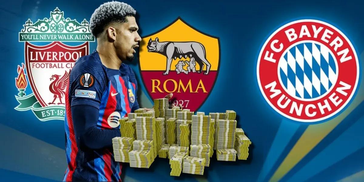 FC Barcelona pone las barbas en remojo porque un club pretende pagar la cláusula de Ronald Araújo