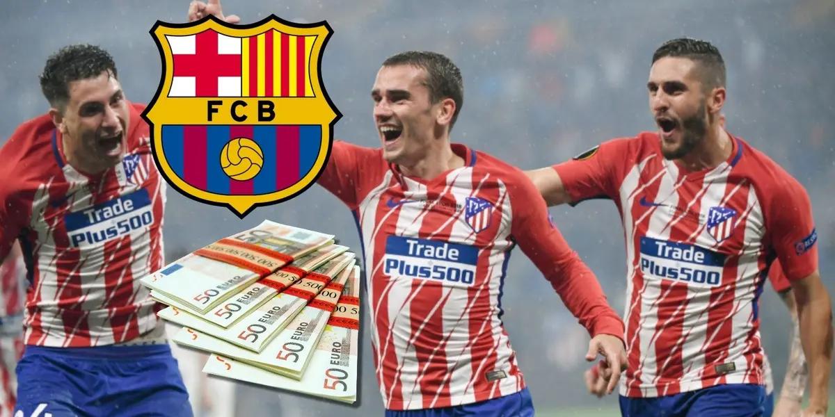 FC Barcelona quiso a un jugador del Atlético de Madrid casi que regalado, pero ahora le subieron el precio al doble