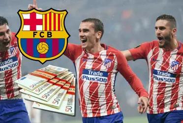 FC Barcelona quiso a un jugador del Atlético de Madrid casi que regalado, pero ahora le subieron el precio al doble