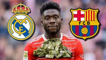 FC Barcelona se ha reunido con el representante de Alphonso Davies para buscar quitarle al Real Madrid