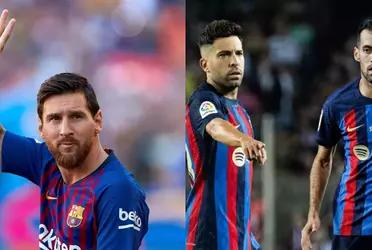 FC Barcelona se quedó sin Sergio Busquets y Jordi Alba y esto podría pasar con el regreso de Lionel Messi