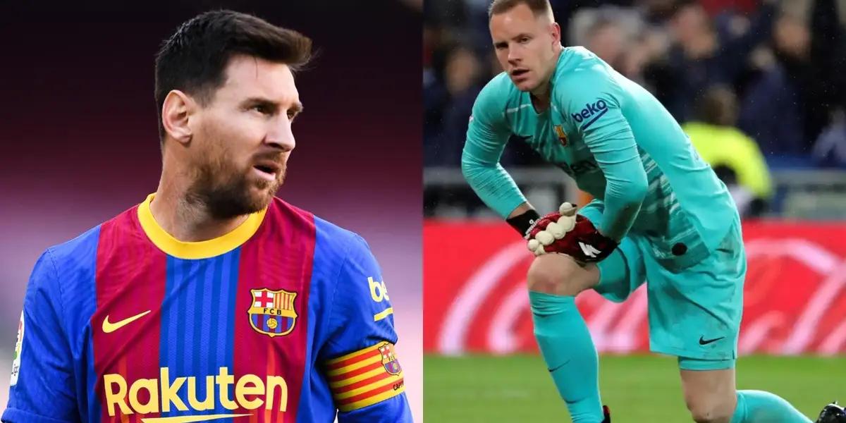 FC Barcelona sueña con el regreso de Lionel Messi y tomaron una decisión con Ter Stegen para complacerlo