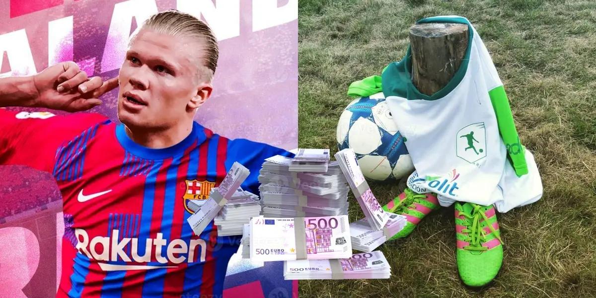 FC Barcelona tuvo la chance de llevarse a Erling Haaland, ahora vale 200 millones en el Manchester City
