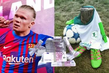 FC Barcelona tuvo la chance de llevarse a Erling Haaland, ahora vale 200 millones en el Manchester City