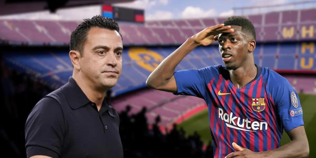 FC Barcelona tuvo un detalle que delata la inminente salida de Ousmane Dembélé