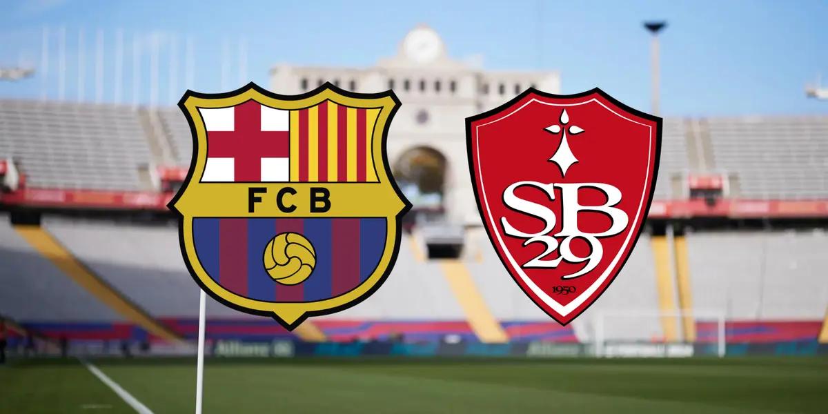 FC Barcelona vs Brest Foto: La Razón y Escudoteca