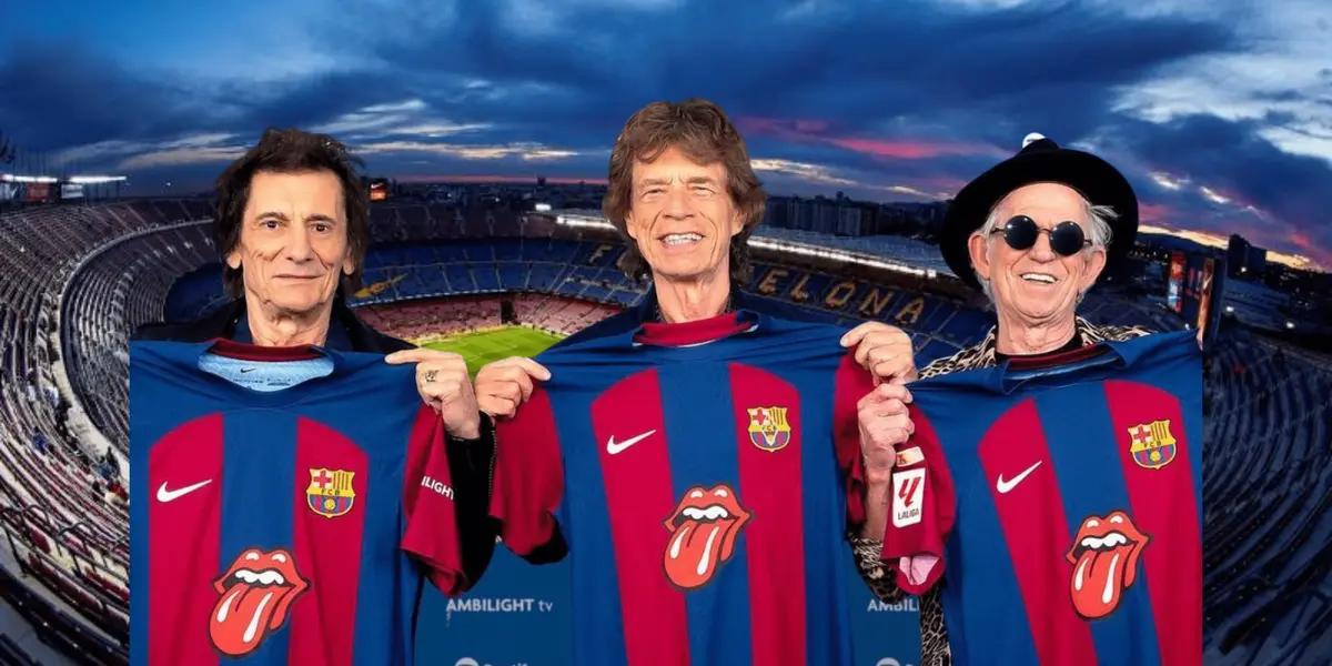 FC Barcelona y The Rolling Stones acordaron una serie de productos que tendrán los fanáticos a disposición