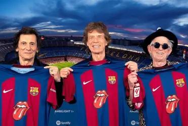 FC Barcelona y The Rolling Stones acordaron una serie de productos que tendrán los fanáticos a disposición