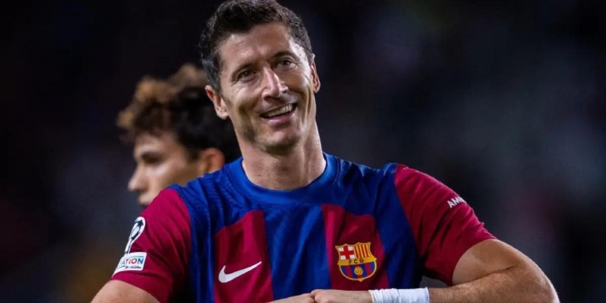 FC Barcelona ya pasó a ganar al Alavés, con doblete de Robert Lewandowski y sigue a la caza del puntero