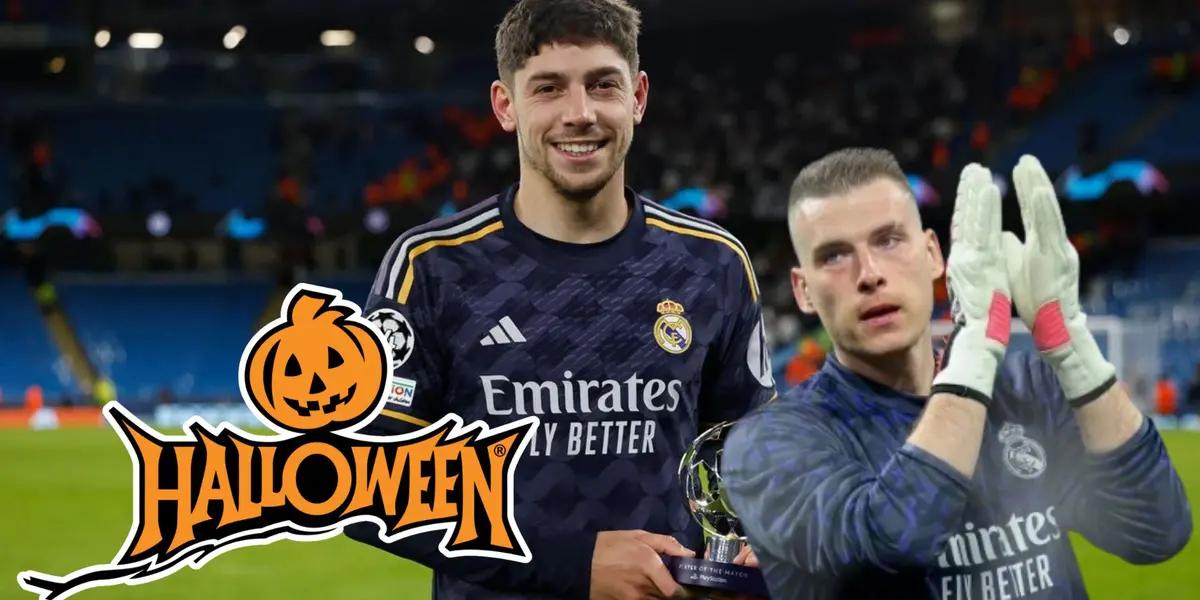 Federico Valverde - Andriy Lunin (Foto: Real Madrid)