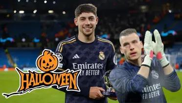 Federico Valverde - Andriy Lunin (Foto: Real Madrid)