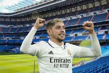 Federico Valverde sigue ganándose un lugar de privilegio en Real Madrid y alcanzó una marca más que importante