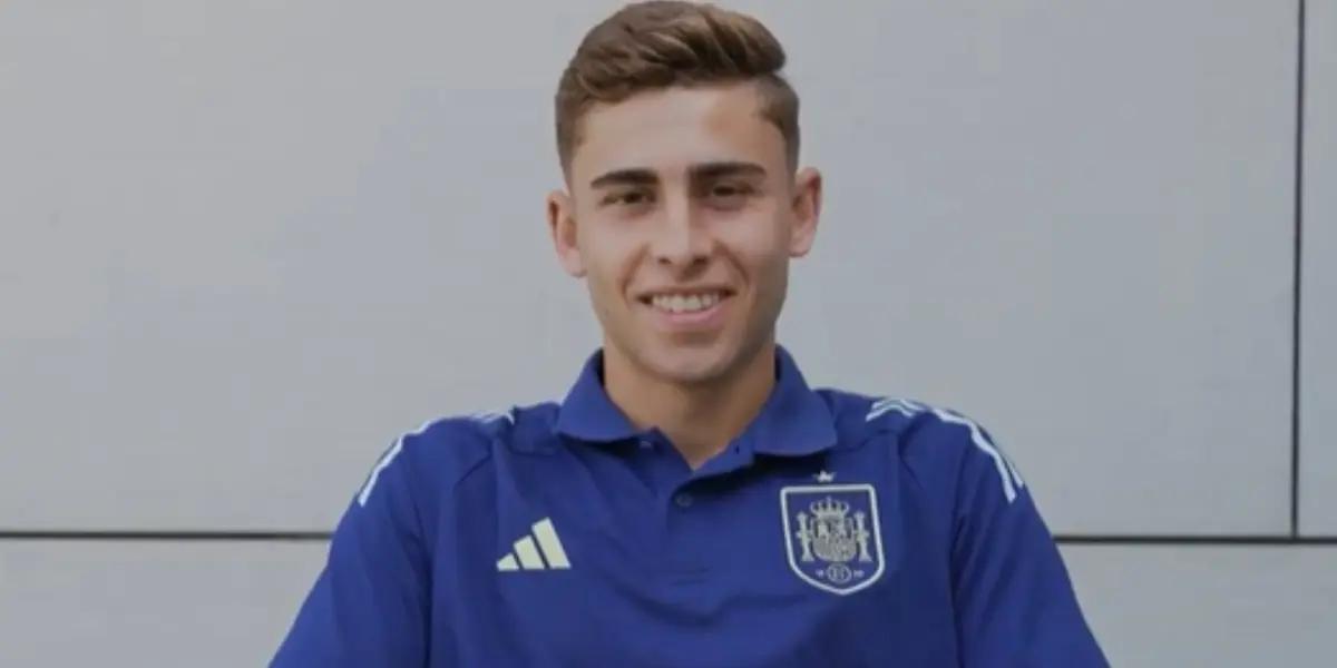 Fermín López en la Selección de España