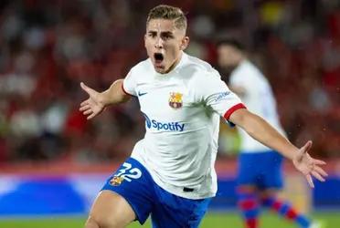 Fermin López puso serenidad en el primer tiempo, para anotar el primer gol del FC Barcelona sobre Barbastro