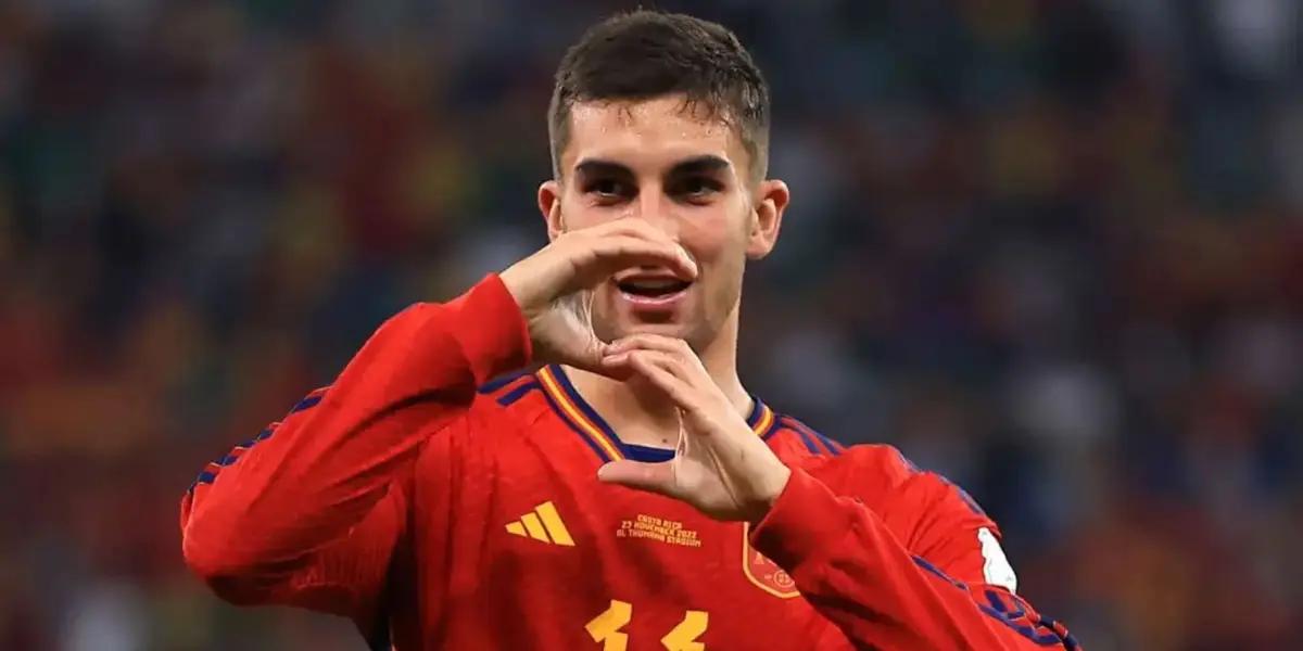Ferran Torres anotó un gol para poner la tranquilidad y la ventaja de España sobre Georgia