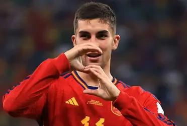 Ferran Torres anotó un gol para poner la tranquilidad y la ventaja de España sobre Georgia