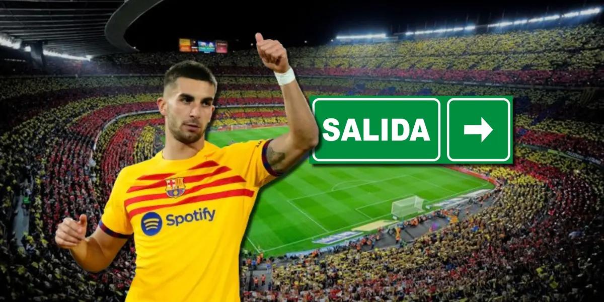 Ferrán Torres con la camiseta de FC Barcelona.