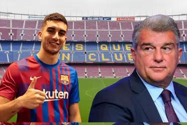 Ferrán Torres tuvo una actitud en respuesta de sus rumores de salida de FC Barcelona por parte de Joan Laporta