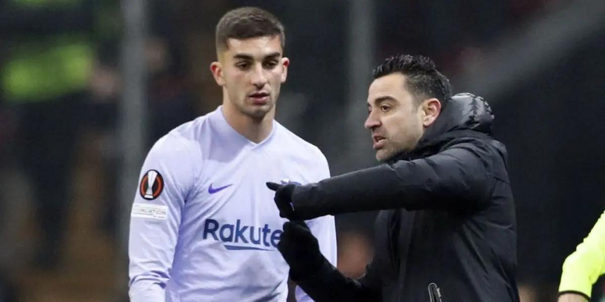 Ferran Torres ya no será delantero en el FC Barcelona ante Almería, y mira la posición que le dio Xavi ahora