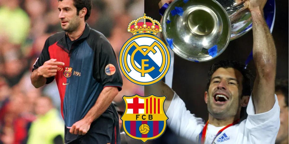 Figo no traicionó al Barcelona por el Real Madrid por algo económico.