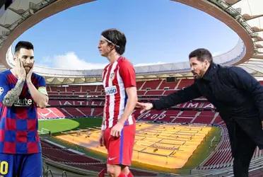 Filipe Luis recordó varios pasajes de sus enfrentamientos con Lionel Messi y como lo llamaba Simeone