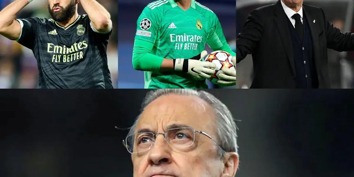 Florentino no esta conforme con la temporada del Real Madrid