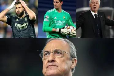 Florentino no esta conforme con la temporada del Real Madrid