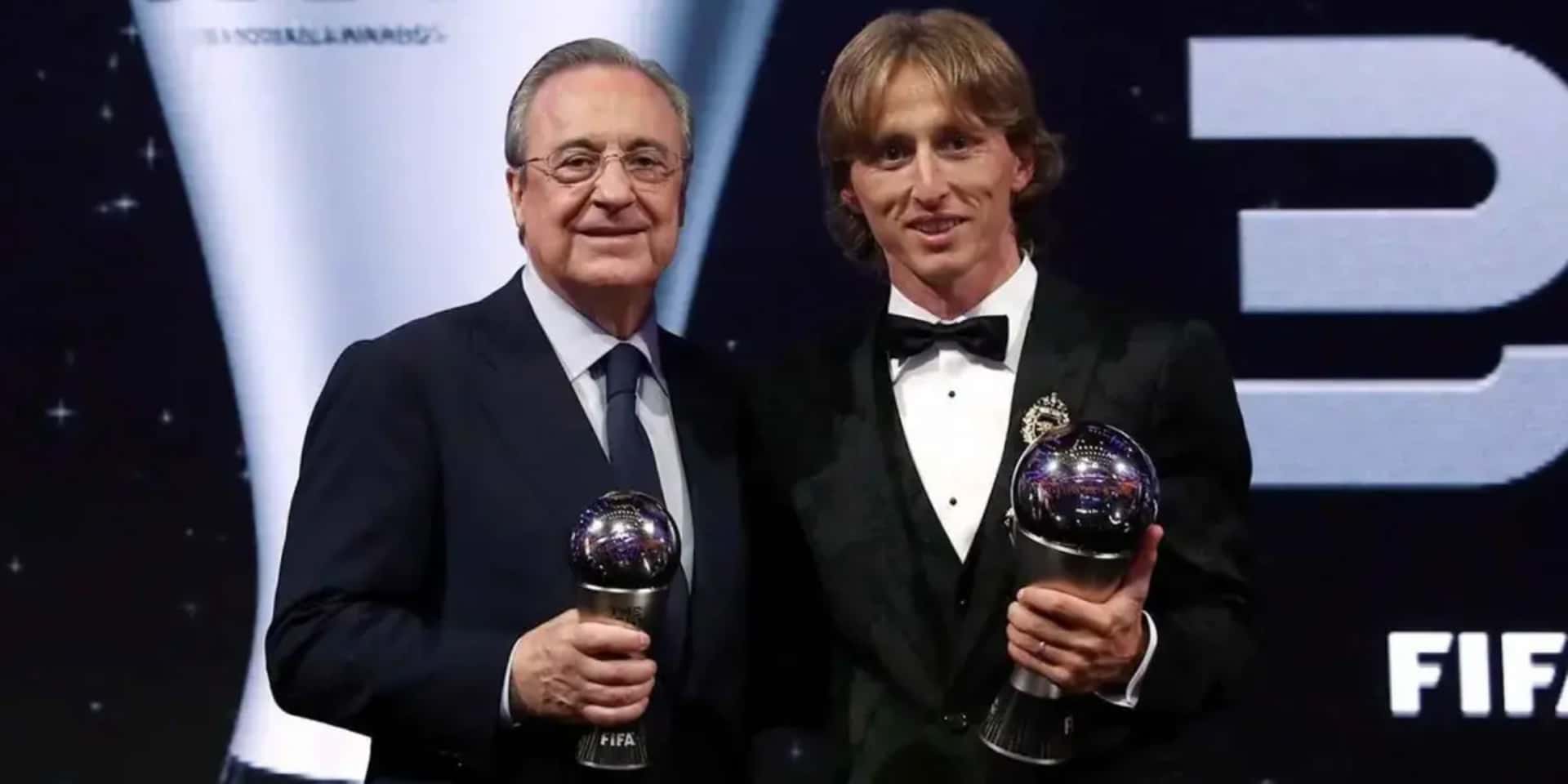Florentino estuvo junto a los jugadores recogiendo la medalla de subcampeones y dejó una frase muy polemica a Modrid